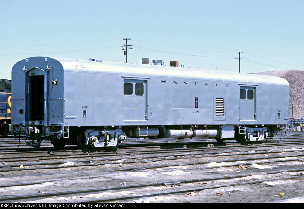 Santa Fe steam generator car ATSF #138